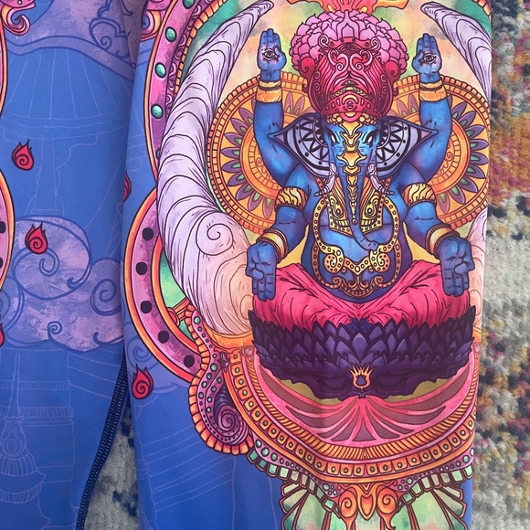 Ganesha yoga leggings - Picture 1 of 3